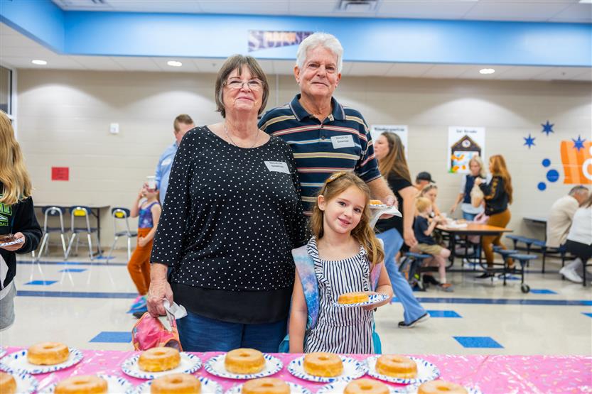 Sunset Elementary hosts Donuts with Grown-Ups